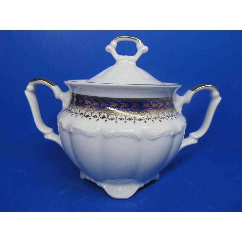 Southington Fine China By Baum  MT Cobalt Covered Dish
